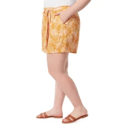 New 🎉 Jessica Simpson Wild Thing Cropped Cami Swim Top & Shirred Hipster Swim Bottoms Leopard 🤩