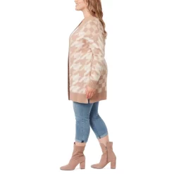 Cheap 🤩 Jessica Simpson 👩 Women's Tina Printed Open-Front Duster Sandshell 🧨