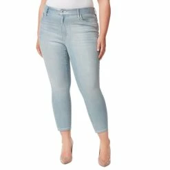 Deals ⌛ Jessica Simpson Trendy Plus Size Adored High-Rise Skinny Ankle 👖 Jeans Envy/into The Blues ❤️