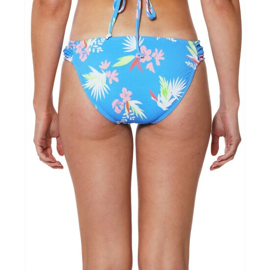 Discount ๐งจ Jessica Simpson Beach Vibes Printed Shirred Hipster ๐ Bikini Bottoms Caspian Multi ๐ฅ - Image 2