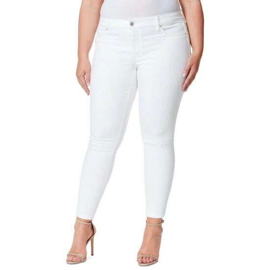 Wholesale ๐ Jessica Simpson Trendy Plus Size Kiss Me Super Skinny ๐ Jeans White ๐งจ