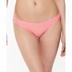 Deals 🤩 Jessica Simpson Sweet Tooth Solids Shirred Hipster 👙 Bikini Bottoms Fizz ✨