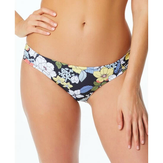 Discount 🌟 Jessica Simpson Tropical Punch Side-Shirred Hipster 👙 Bikini Bottoms Mandarin Multi 🔥